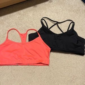 Lot of 2 Champion Sports Bras- Large